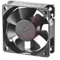 Sunon Fans DC Fan, 12V, 60x60x20mm, 19CFM, 1.1W, 28dBA, 3700RPM, Wire Leads