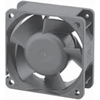 Sunon Fans DC Fan, 12V, 60x60x25mm, 36CFM, 3.9W, 44dBA, 6900RPM, Wire Leads