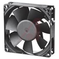 Sunon Fans DC Fan, 12V, 80x80x20mm, 53CFM, 4.7W, 44dBA, 4600RPM, Wire Leads