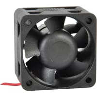 Sunon Fans DC Fan, 12V, 40x40x28mm, 23.4CFM, 9W, 59.9dBA, 19000RPM