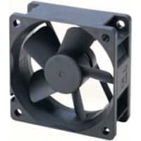 Sunon Fans DC Fan, 12V, 60x60x25mm, 13.8CFM, 0.7W, 13.8dBA, 2500RPM, Wire Leads