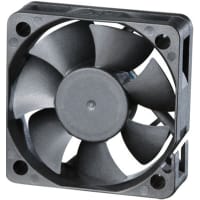 Sunon Fans DC Fan, 12V, 50x50x15mm, 7.7CFM, 0.5W, 17dBA, 2500RPM, Wire Leads