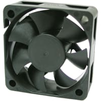 Sunon Fans DC Fan, 12V, 50x50x15mm, 18.6CFM, 1.74W, 40.1dBA, 7000RPM, Wire Leads