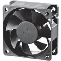 Sunon Fans DC Fan, 12V, 60x60x25mm, 19.3CFM, 0.89W, 29dBA, 3800RPM, Wire Leads