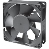 Sunon Fans DC Fan, 12V, 80x80x20mm, 53CFM, 3.42W, 48dBA, 4600RPM, Wire Leads