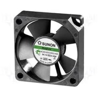 Sunon Fans DC Fan, 5V, 35x35x10mm, 6.5CFM, 0.38W, 22dBA, 7500RPM, Wire Leads