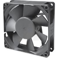 Sunon Fans DC Fan, 12V, 80x80x20, 53CFM, 48dBA, 3.42W, 4600RPM, Wire Leads