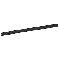 ABB Thomas & Betts Thin-Wall, Heat Shrink Tubing, 3/8", 600V, Black, 2:1, Polyolefin, 25 ft L