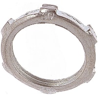 ABB Thomas & Betts Steel City, Locknut-Zinc Plated, 1/2", For Use with Rigid/IMC Conduit