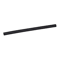 ABB Thomas & Betts Thin-Wall, Heat Shrinkable Tubing, Black, Polyolefin, 1/16", Shrink Ratio 2:1