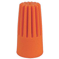 ABB Thomas & Betts Wire Connectors, Twist-On, Splices, Polypropylene, Orange, Size 14-18 AWG