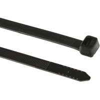 ABB Thomas & Betts Thomas & Betts TY 400-120X Non-Releasable Cable Tie, Black Nylon 66, 368mmx7.6 m