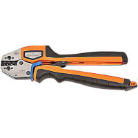 ABB Thomas & Betts Crimp Hand Tool, Ergonomic Design, for B, C, D, E Non-Insulated Terminals, 6-16 AWG