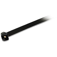 ABB Thomas & Betts Deltec Cable Tie, Double-Locking Head, Black, UV Resistant, 13.5"L