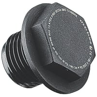 ABB Thomas & Betts Stopping Plug, M20 Thread, IP66-68 Rating, Flame Retardant Polyamide 6, Black