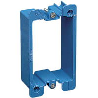 ABB Thomas & Betts Box Extender, Gangable PVC, Blue, For Use With Non-Metallic, UL E11461