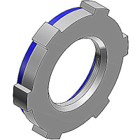 ABB Thomas & Betts Steel Sealing Locknut, 1/2", for Use With Rigid/IMC Conduit