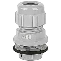 ABB Thomas & Betts Quick Connect Cable Gland, M16, Nylon, Lt Gray