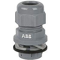 ABB Thomas & Betts Quick Connect Cable Gland, M20, Nylon, Gray