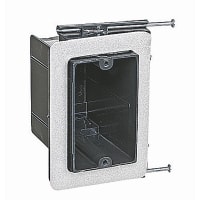 ABB Thomas & Betts OneGang Vapor-Tight Box, 3-5/8"L x 2-1/4"W x 3-5/8"D, Black, Polycarbonate