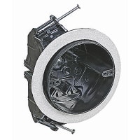 ABB Thomas & Betts Ceiling Fixture Vapor-Tight Box;4"Lx4"Wx2-3/4"D;Black; Polycarbonate