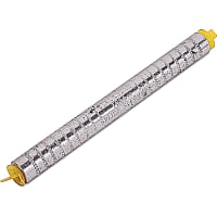 ABB Thomas & Betts Aluminum 6" Compression Splice, 1/0 ASCR, Yellow, Die: 5/8