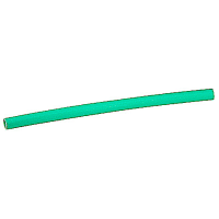 ABB Thomas & Betts Thin-Wall Heat Shrinkable Tubing, Green Polyolefin, 3/16", Shrink Ratio 2:1