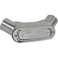 ABB Thomas & Betts Stainless Steel(316) Form 8 (LU) Universal Conduit Elbow, 1-1/4"