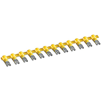 ABB Thomas & Betts Nylon Female Disconnect Terminals, 12-10Awg, Tab Size .250 x .032, Yellow