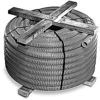 ABB Thomas & Betts Non-Metallic Corrugated Flex Conduit, 2.5", P&C Gray