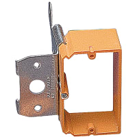 ABB Thomas & Betts One-Gang Low-Voltage Adjustable Bracket, Orange, Non-Metallic