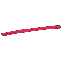 ABB Thomas & Betts Thin-Wall Heat Shrink Tubing, Red Cross-Linked Poly, 1-1/2", Shrink Ratio 2:1