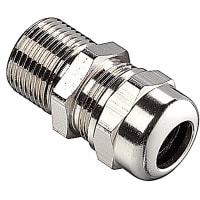 ABB Thomas & Betts Single Compression Cable Gland, 3/8"NPT, Flameproof, IP66-68 Rating, Brass