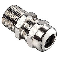 ABB Thomas & Betts Single Compression Cable Gland, M25Thread, Flameproof, IP66-68 Rating, Brass