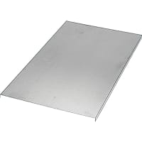 ABB Thomas & Betts Pre-galvanized steel 12 inches width solid flanged cover 3 meters length