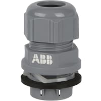 ABB Thomas & Betts Quick Connect Cable Gland, 3/8" NPT, Nylon, Black