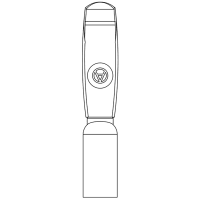 Anderson Power Products Contact 6 AWG Primary Power 0.22 (5.59mm) SBS Multipole Silver 2 Per 1000 Min.