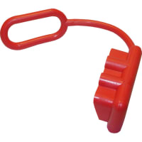 Anderson Power Products Dust Cover Connector Elastomer Red 3.40 in. Cable clambs