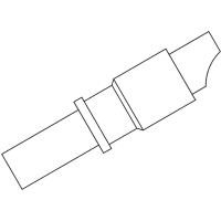 Anderson Power Products M-Pin & Socket, POWER DRAWER CONT.#8 SOC. SOLDER