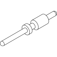 Anderson Power Products M-Pin & Socket, CONT.#8 PIN, PCB, STD.MATE