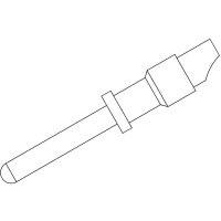 Anderson Power Products M-Pin & Socket, POWER DRAWER CONT.#20 PIN, SOLDER, PREMATE