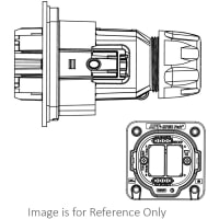 Anderson Power Products E-SPEC PAK, MP SPEC PAK PANEL MOUNT RECEPT. KIT, 4XPP75 HOLDER, ALL BLK, 1307