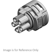 Anderson Power Products E-SPEC PAK, 5P MINI PL SPEC PAK PLUG (FEMALE) SHELL KIT, PS03 (SR), PM16S1620S32