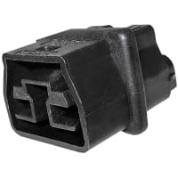 Anderson Power Products V-Saf-D-Grid, SAF-D-GRID ULTRA SHORT RECEPT. WITH CONTACTS 1.2mm PANEL