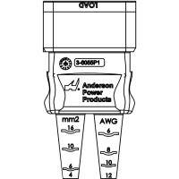 Anderson Power Products W-Waterproof Boot, SB50 ENVIRONMENTAL BOOT NO COVER, SOURCE