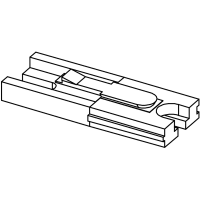 Anderson Power Products K-Singlepole, PP75 LOK SURFACE MOUNT BLU