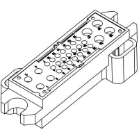 Anderson Power Products M-Pin & Socket, POWER DRAWER HSG.LOW.DRAW.PIN #12/20/16