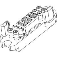 Anderson Power Products M-Pin & Socket, POWER DRAWER HSG.LOW.DRAW.SOC.#12/20/16