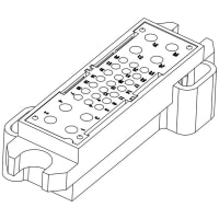 Anderson Power Products M-Pin & Socket, POWER DRAWER HSG.LOW.DRAW.PIN #16/20/16