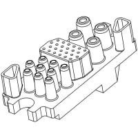 Anderson Power Products M-Pin & Socket, POWER DRAWER HSG.LOW.DRAW.SOC.#16/20/16